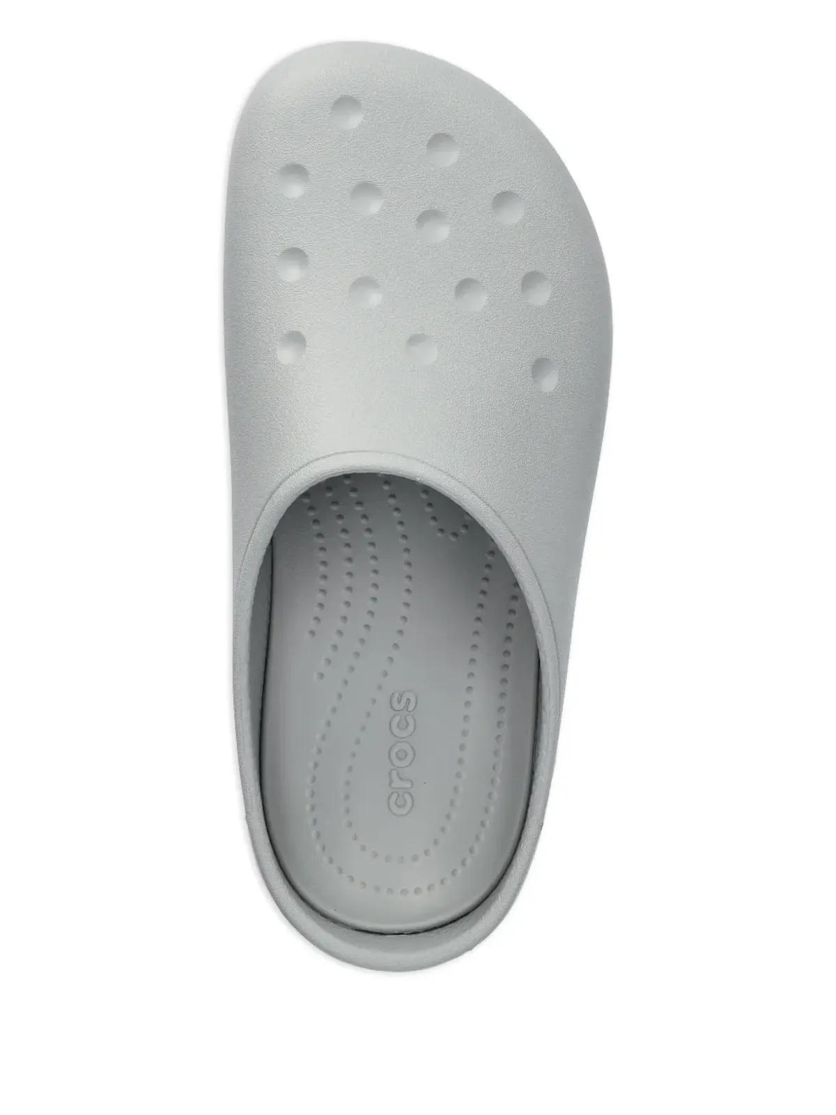 Crocs ラウンドトゥ・スライド - グレー - 画像3