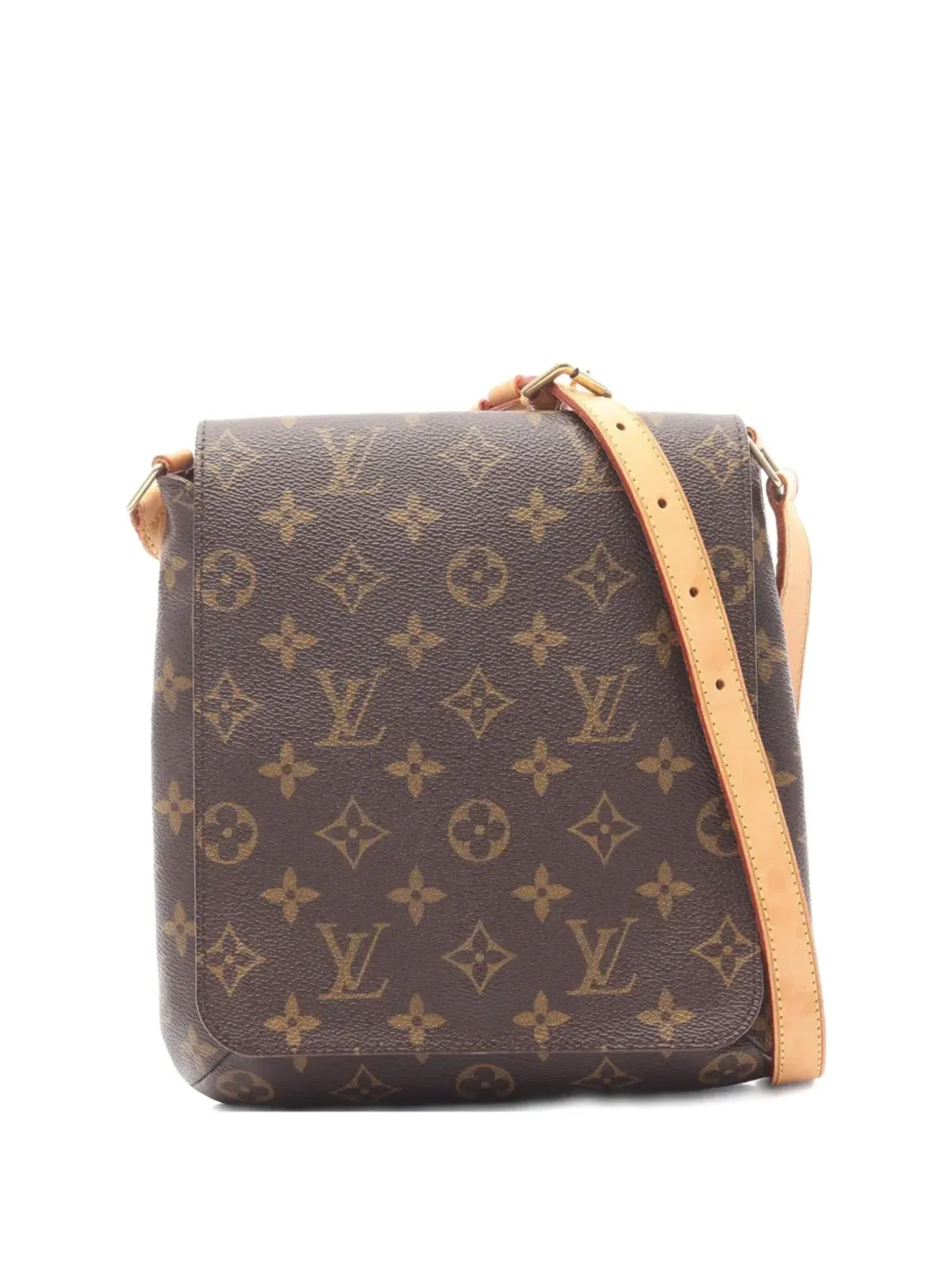 Louis Vuitton Pre-Owned ムセッテ サルサ モノグラム ショルダーバッグ ブラウン - 画像1