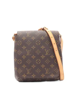 Louis Vuitton Pre-Owned ムセッテ サルサ モノグラム ショルダーバッグ ブラウン - サムネイル1