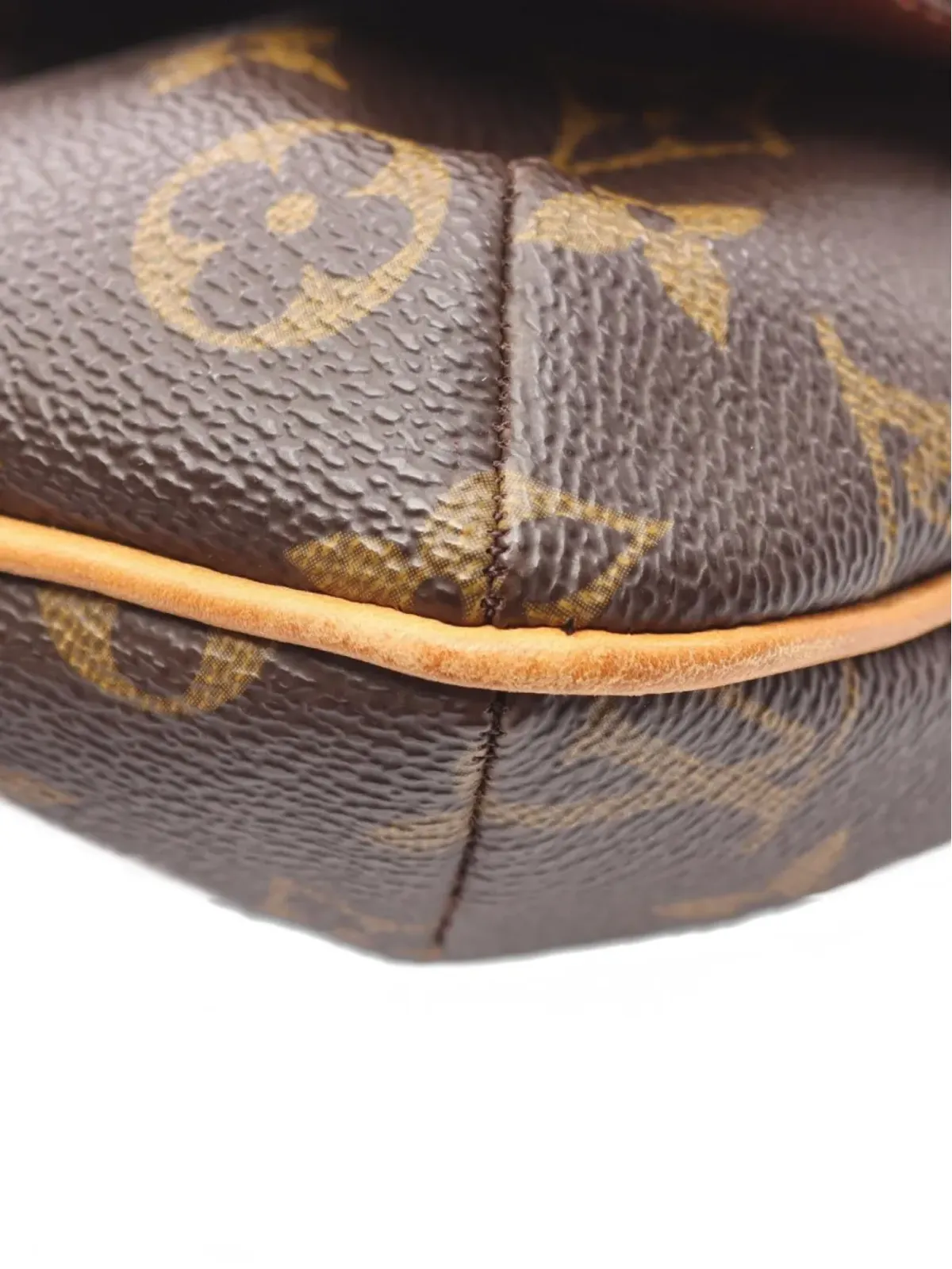 Louis Vuitton Pre-Owned ムセッテ サルサ モノグラム ショルダーバッグ ブラウン - 画像3