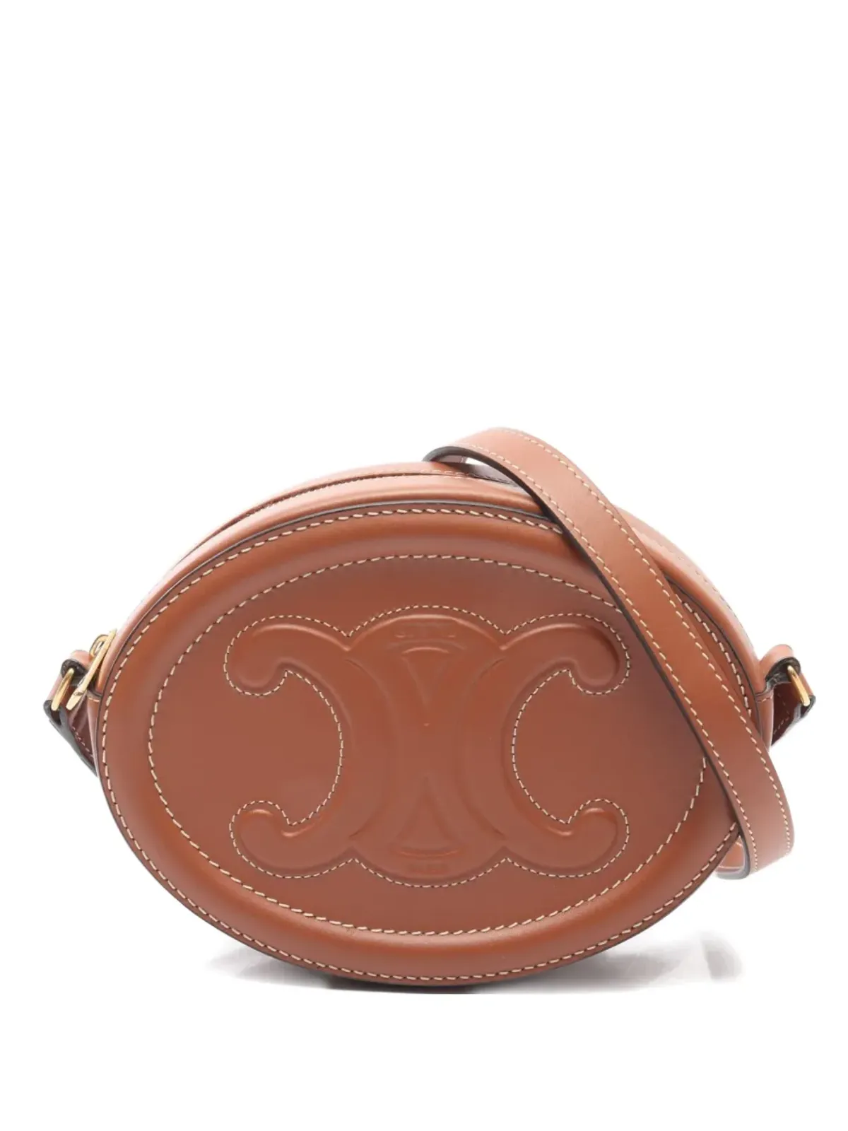 Celine Pre-Owned ミニオーバル Perth Cuill Triomphe ショルダーバッグ - 画像1