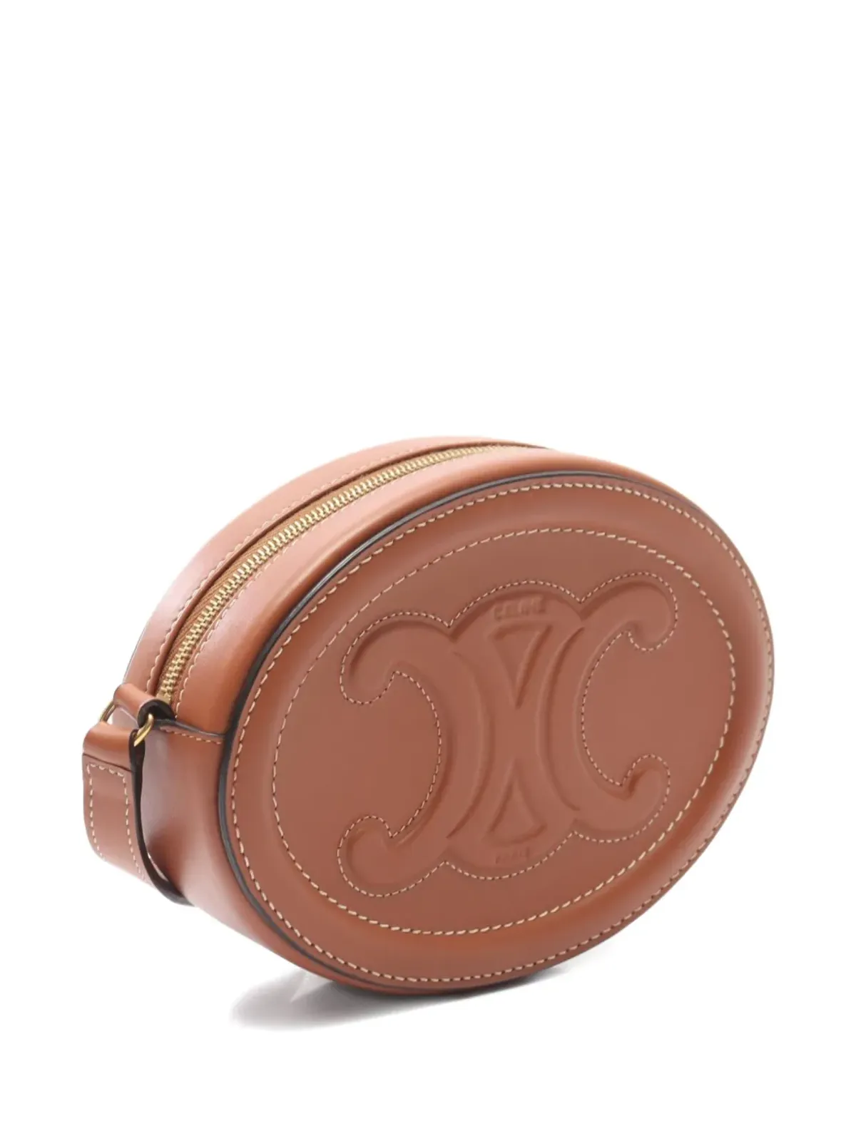 Celine Pre-Owned ミニオーバル Perth Cuill Triomphe ショルダーバッグ - 画像2