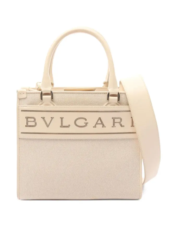 Bvlgari Pre-Owned Bvlgari Pre-Owned 00s small logo-detail トートバッグの商品画像