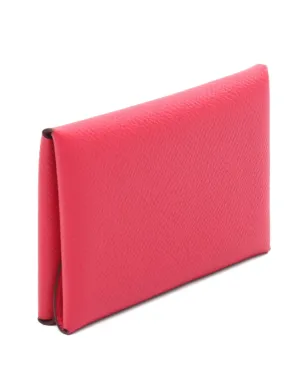 Hermès Pre-Owned Calviduo Epsom Leather コインパース - ピンク - サムネイル2