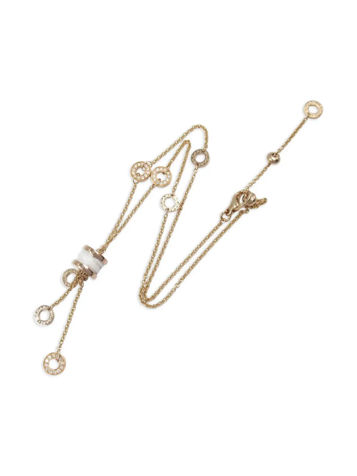Bvlgari ビンテージ 2010年 18K ローズゴールド B-zero ネックレス ピンク - 画像1