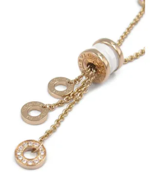 Bvlgari ビンテージ 2010年 18K ローズゴールド B-zero ネックレス ピンク - サムネイル2