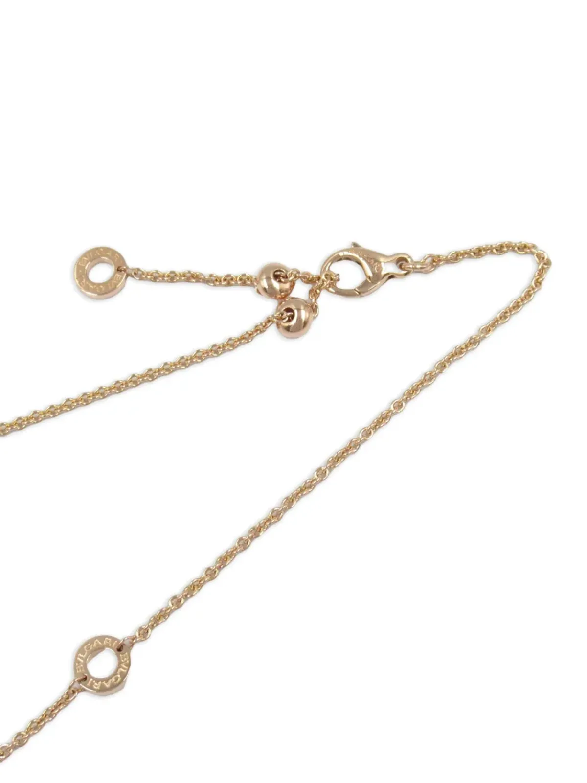 Bvlgari ビンテージ 2010年 18K ローズゴールド B-zero ネックレス ピンク - 画像4