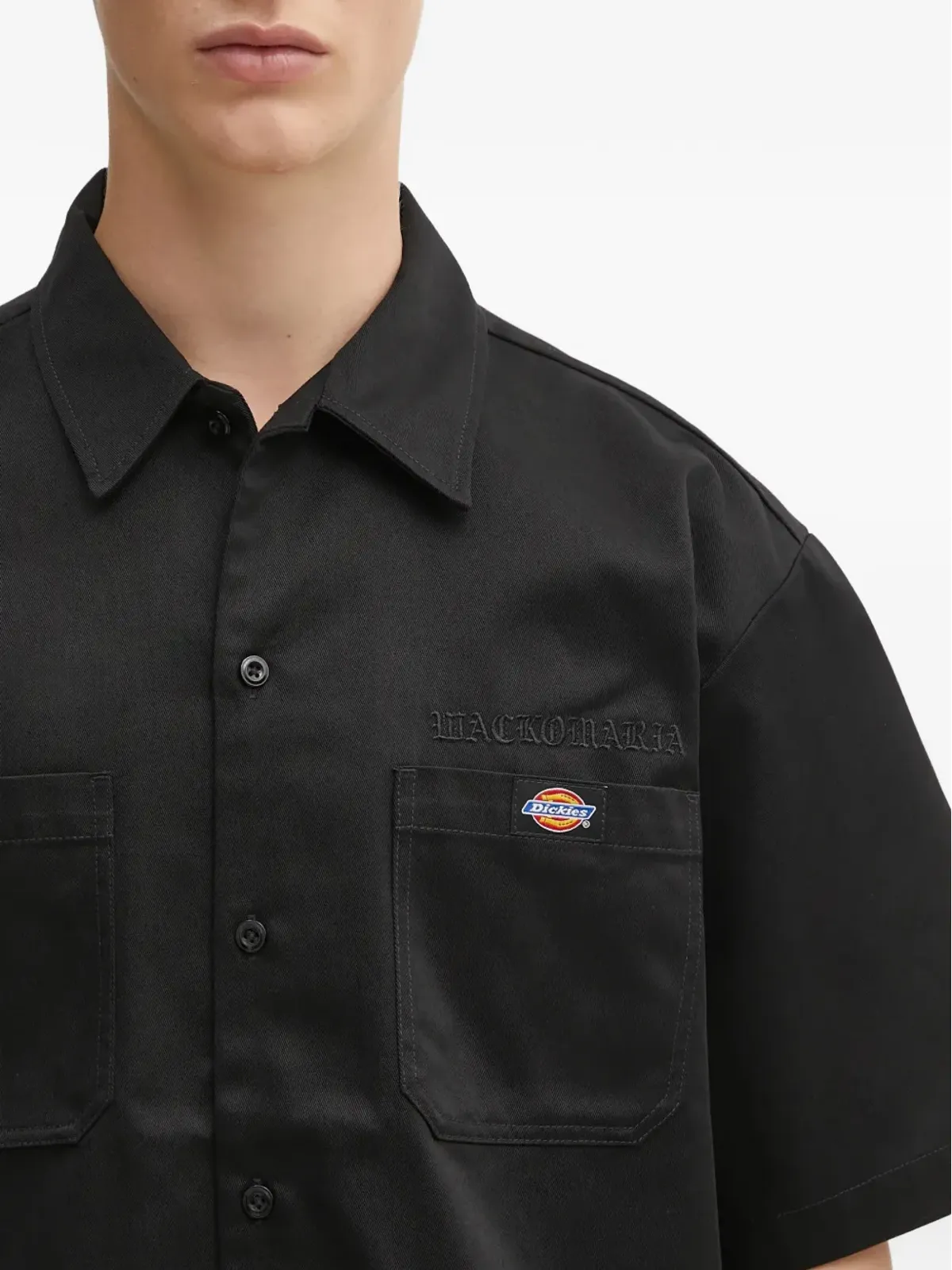 WACKO MARIA Dickies ロゴパッチポケットシャツ - 画像5