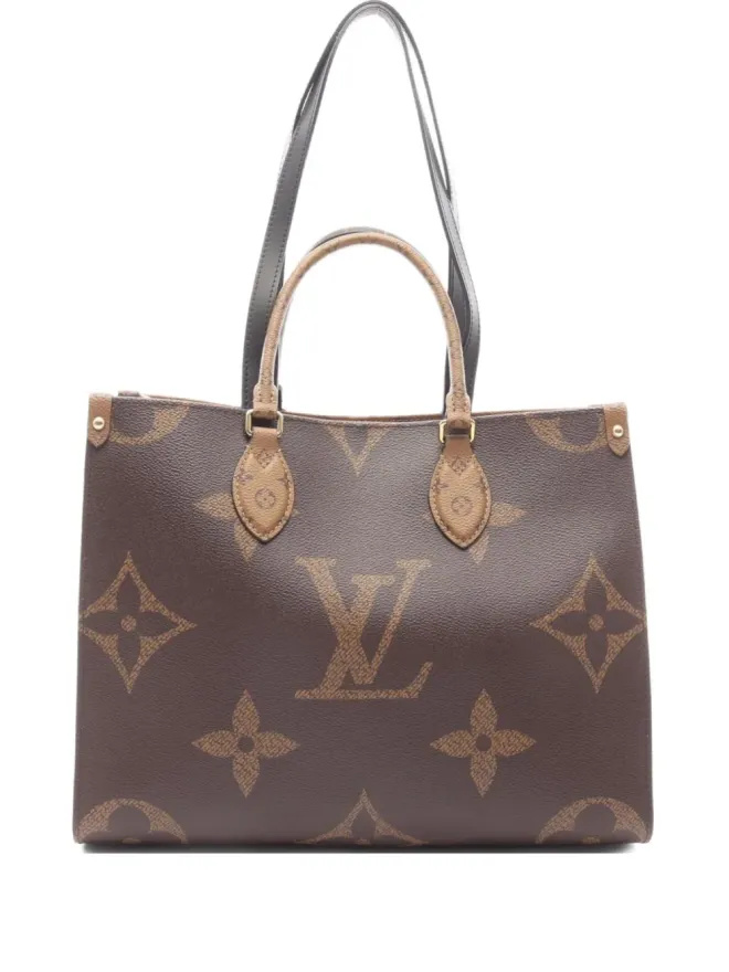 Louis Vuitton Pre-Owned Louis Vuitton ビンテージ オン・ザ・ゴー MM モノグラム・ジャイアント・リバース トートバッグの商品画像