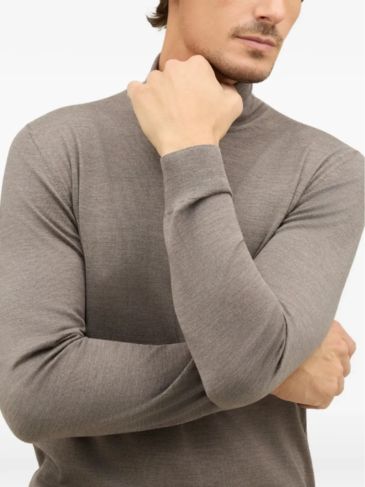 Boglioli ロールネックTシャツ（グレー） - 画像4
