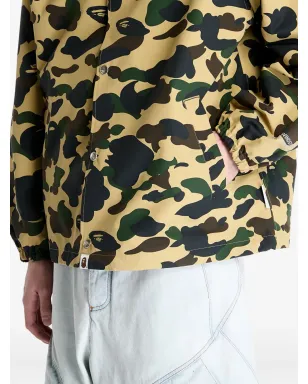 A BATHING APE® ロゴプリント カモフラージュ柄ジャケット - サムネイル5