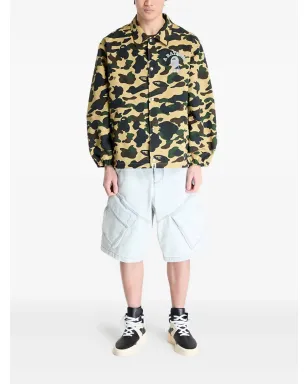A BATHING APE® ロゴプリント カモフラージュ柄ジャケット - サムネイル2