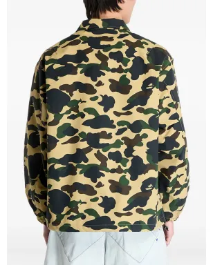 A BATHING APE® ロゴプリント カモフラージュ柄ジャケット - サムネイル4