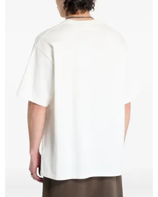 A BATHING APE rhinestone-embellished ape head-print T-shirt - White - サムネイル3
