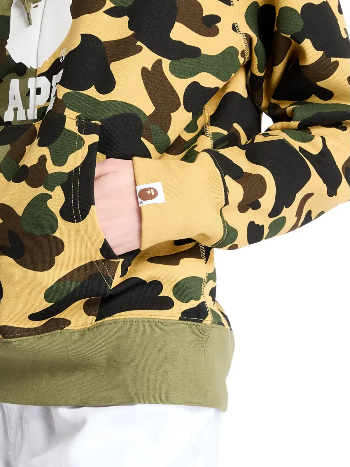 A BATHING APE カモフラージュ柄フーディ - 画像5