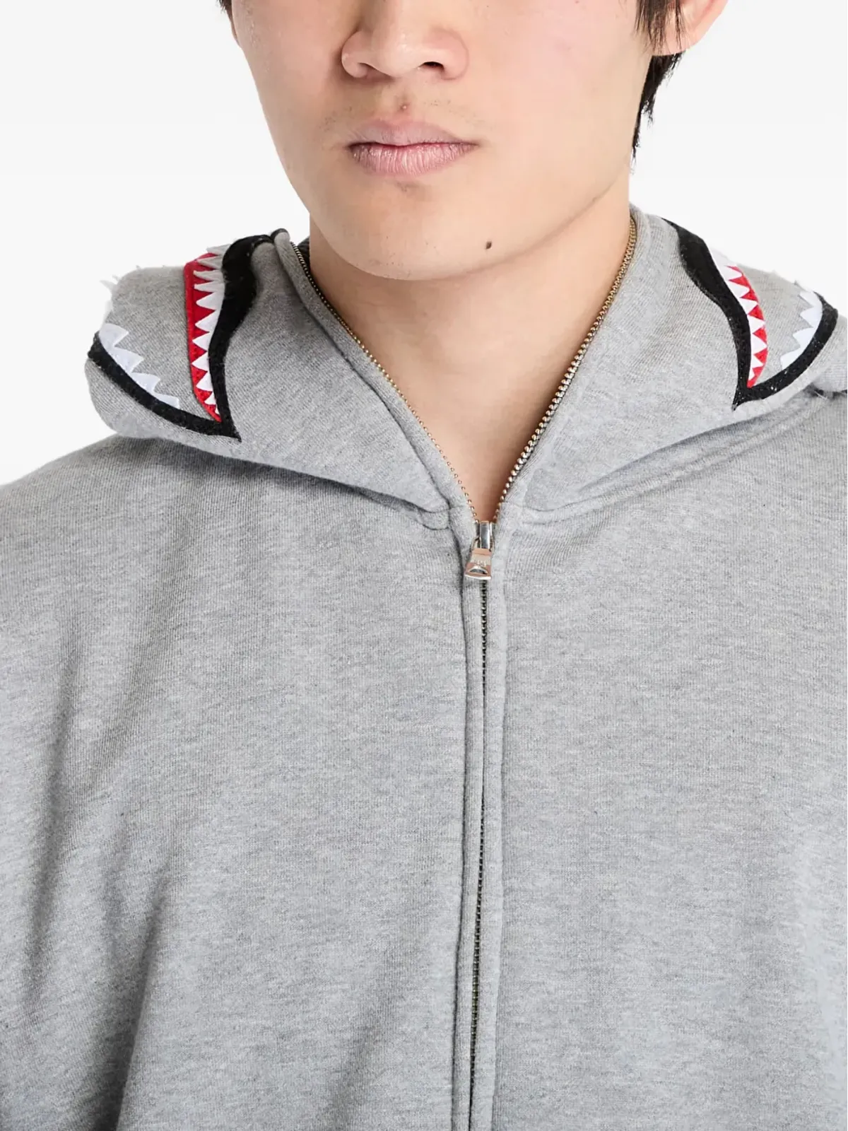 A BATHING APE シャークフード付きジップアップフーディ - 画像5