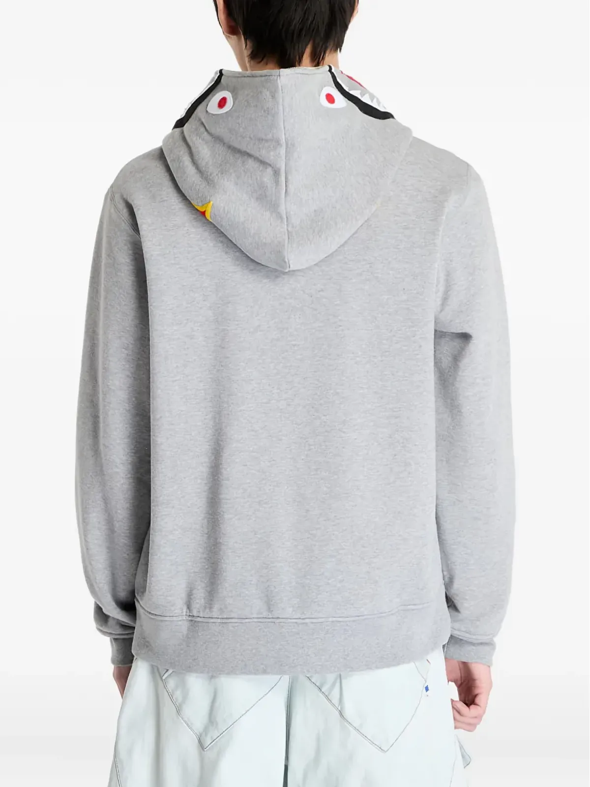 A BATHING APE シャークフード付きジップアップフーディ - 画像3