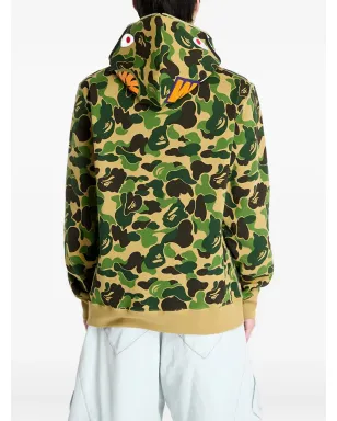 A BATHING APE® シャーク柄 イエローのハーフジップ プルオーバー - サムネイル4