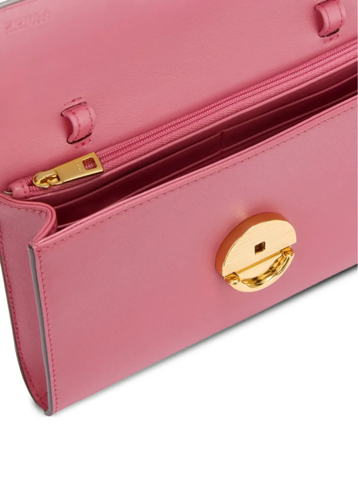Furla ボール型バックル レザー ミニバッグ - ピンク - 画像4