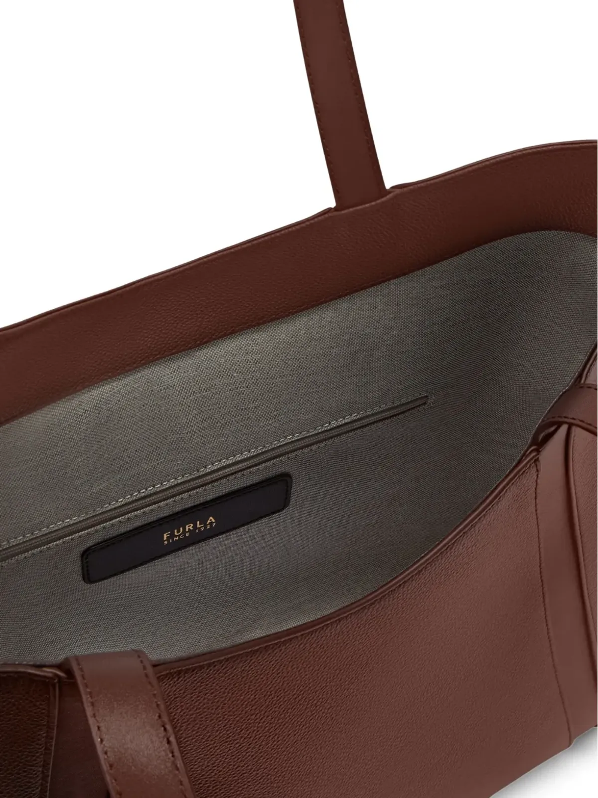 Furla 曲線パネル留め具付きトートバッグ - 画像5