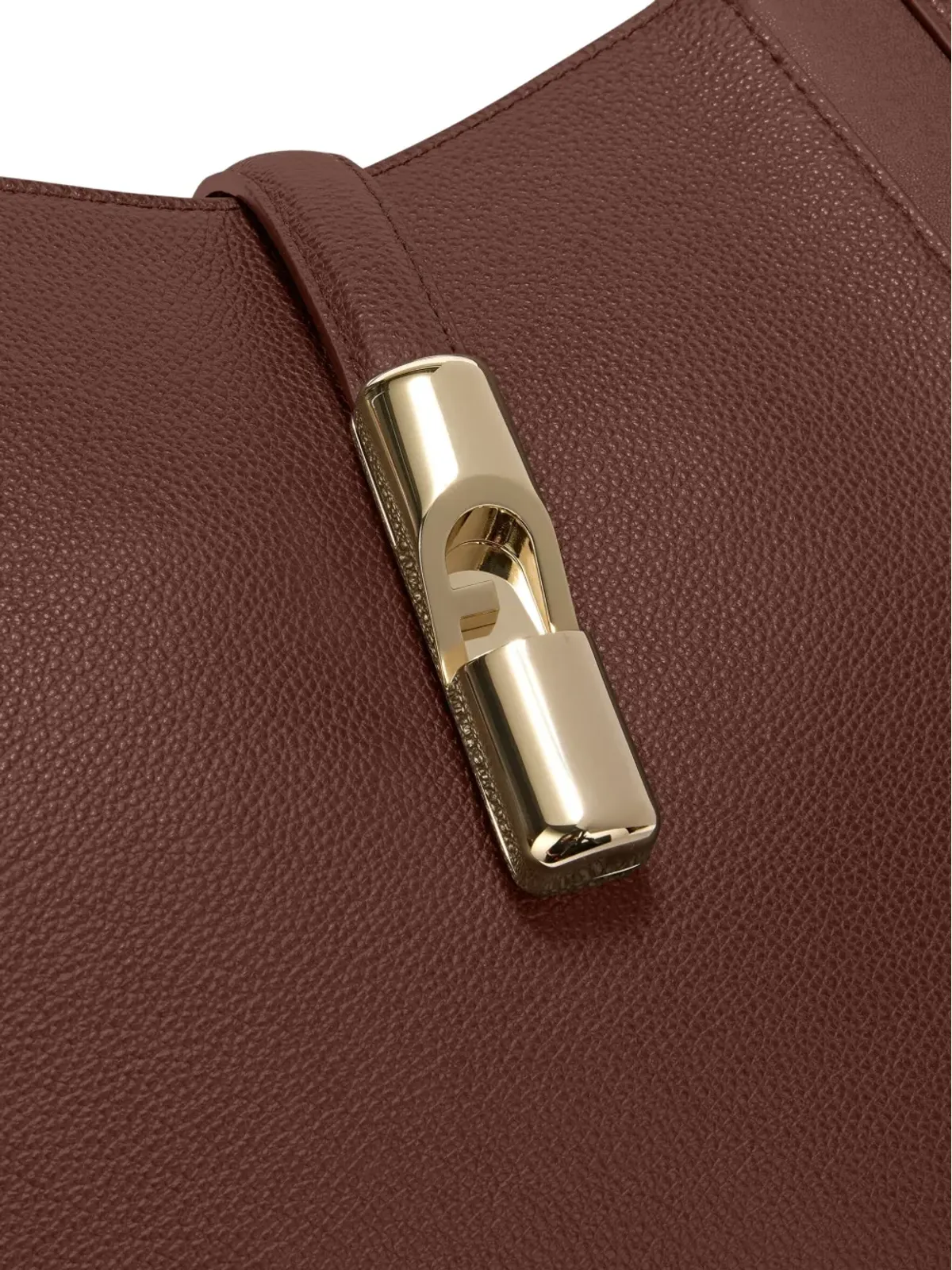 Furla 曲線パネル留め具付きトートバッグ - 画像4