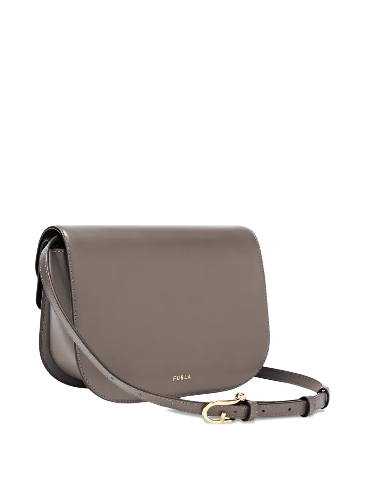 Furla Sfera curved-flap cross body bag - Grey - 画像3
