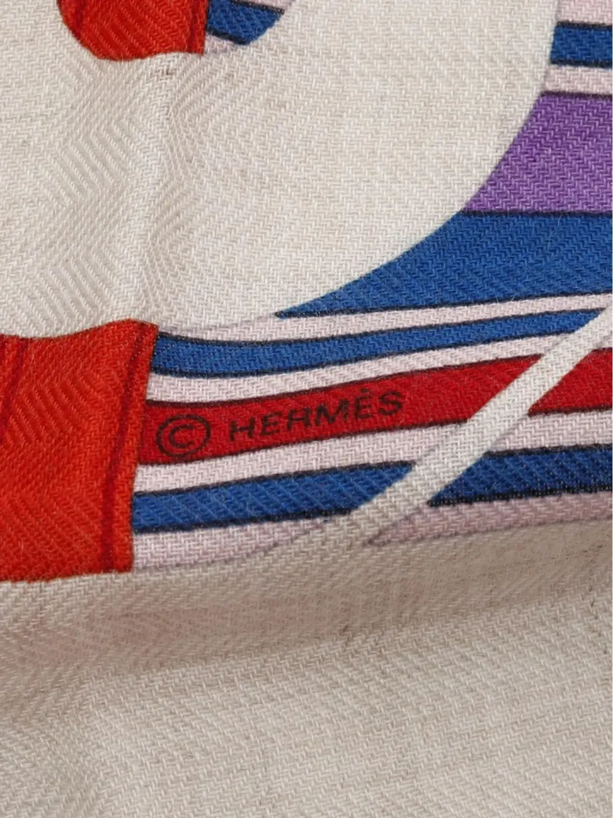 Hermès Pre-Owned カレジャン スカーフ - 画像4