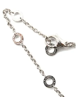 Bvlgari Pre-Owned パレンテージ ダイヤモンド ネックレス 18K ホワイトゴールド - サムネイル5