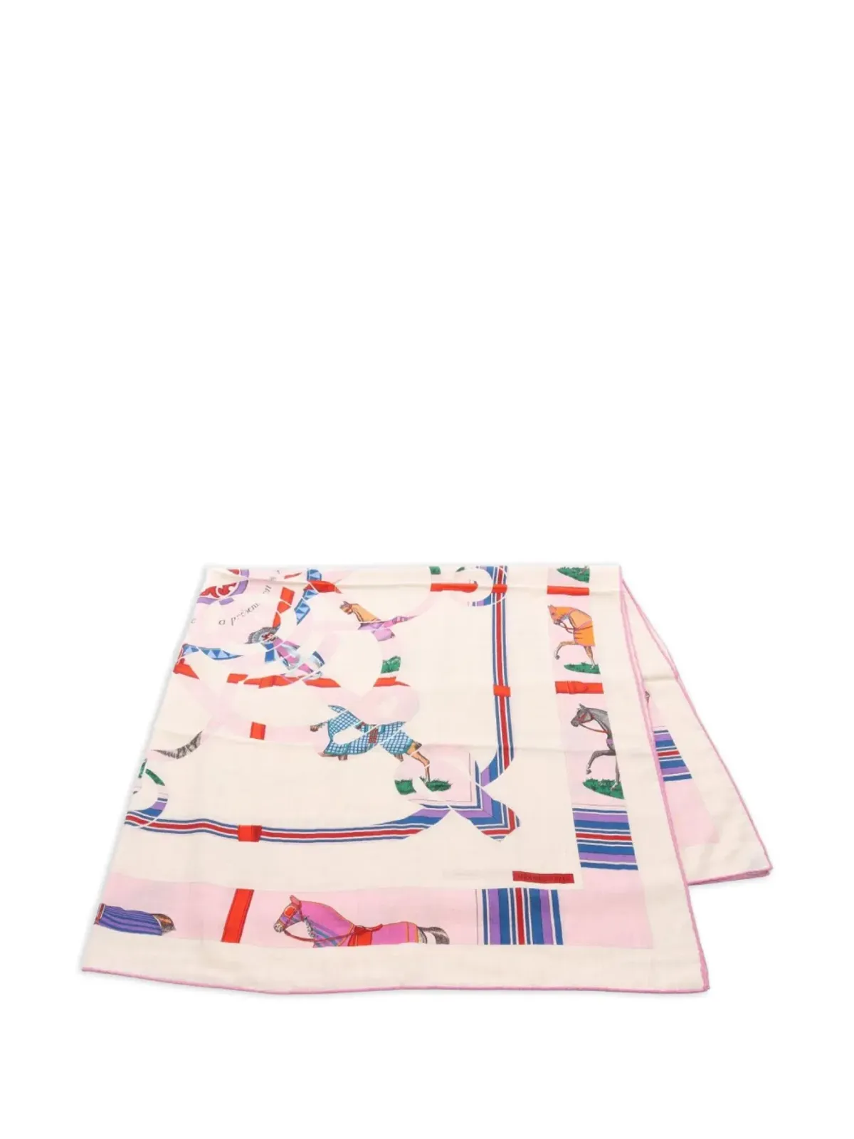 Hermès Pre-Owned Carré 140 Couverture et Tenues de Jour スカーフ - 画像1