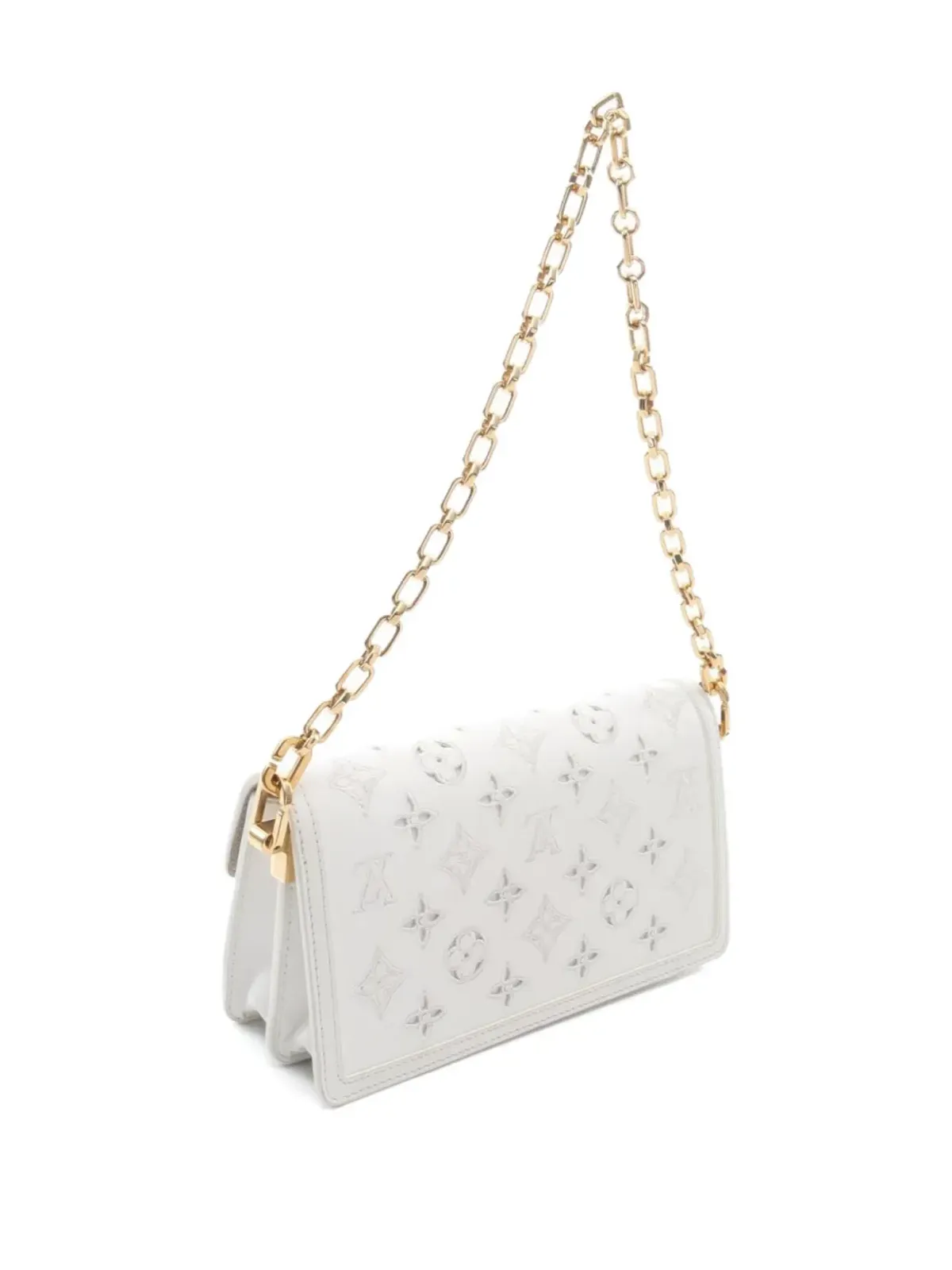 Louis Vuitton Pre-Owned ダウフィーヌ EW モノグラム ショルダーバッグ - ホワイト - 画像2