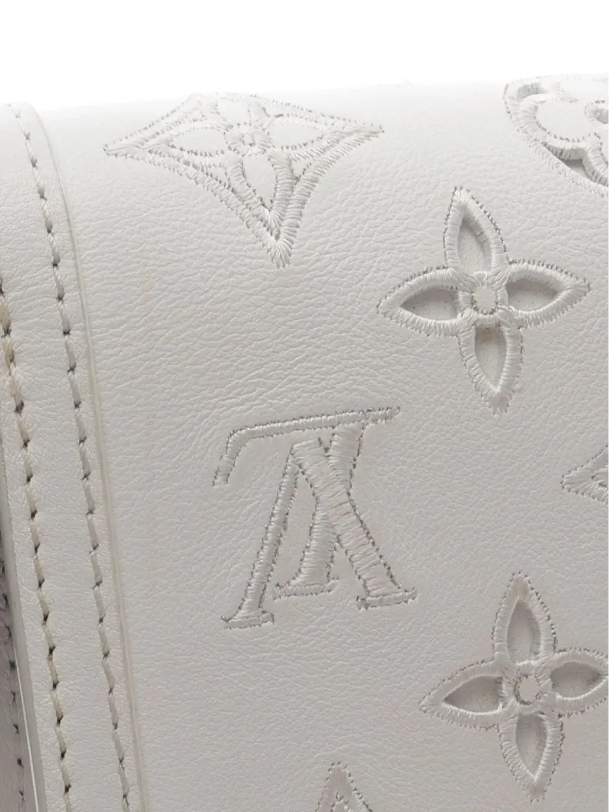 Louis Vuitton Pre-Owned ダウフィーヌ EW モノグラム ショルダーバッグ - ホワイト - 画像4