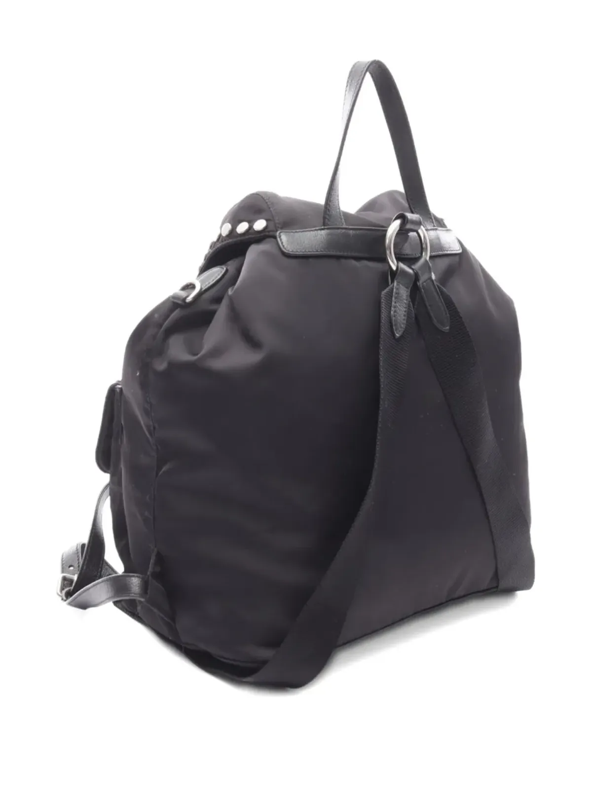 Prada ビンテージ Velaスタッズ付きバックパック - 画像2
