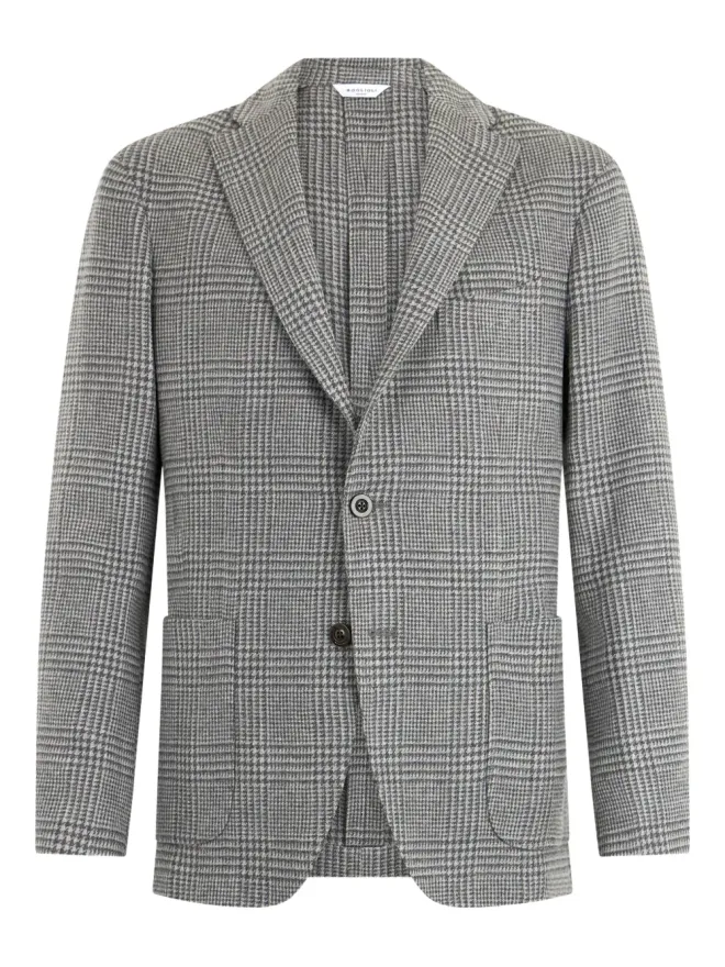 Boglioli Boglioli チェック柄シングルブレストブレザーの商品画像