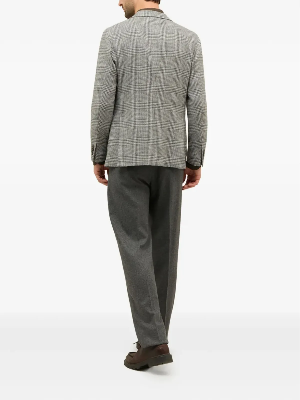 Boglioli チェック柄シングルブレストブレザー - 画像3