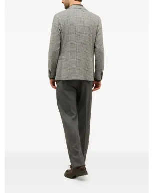 Boglioli チェック柄シングルブレストブレザー - サムネイル3