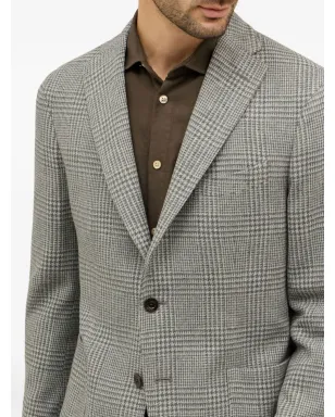 Boglioli チェック柄シングルブレストブレザー - サムネイル4
