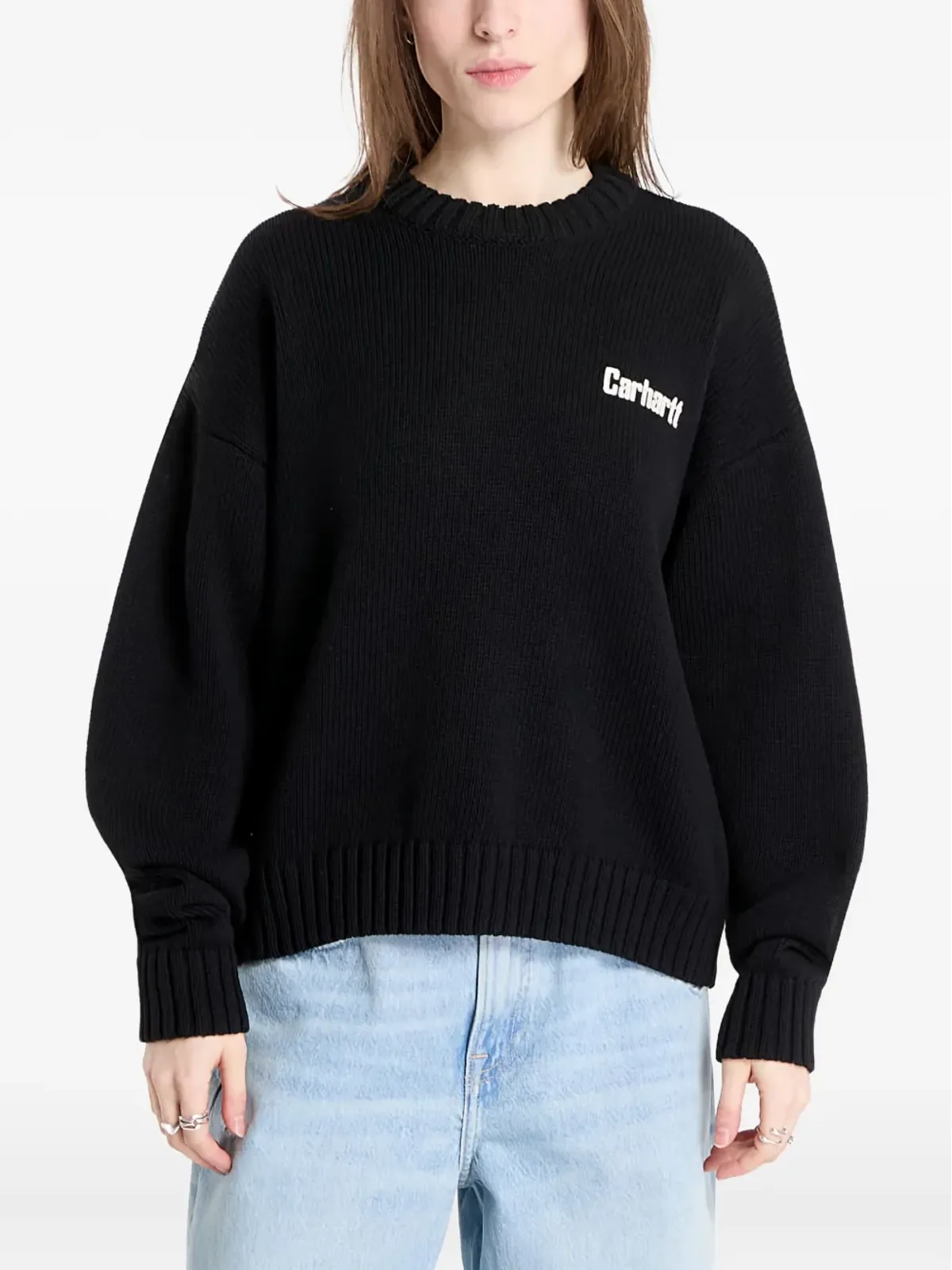 Carhartt WIP ロゴディテール ハートプリント セーター - 画像1