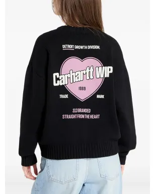 Carhartt WIP ロゴディテール ハートプリント セーター - サムネイル4