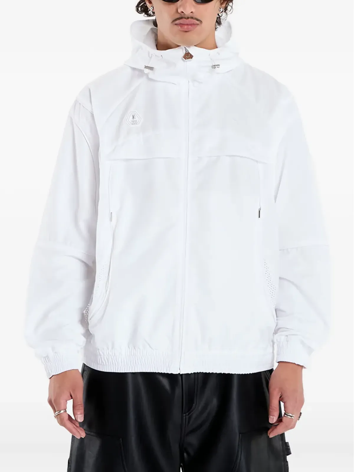 PUMA x Skepta フード付きメッシュパネルジャケット（ホワイト） - 画像3