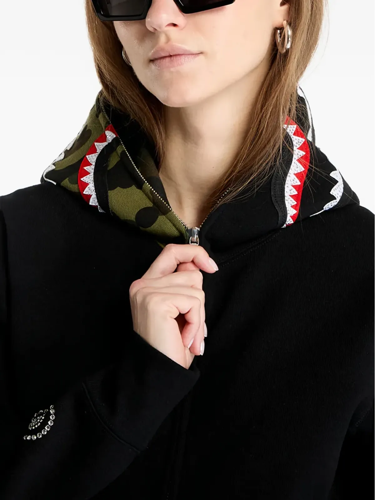 A BATHING APE® カモシャークフーディ - 画像5