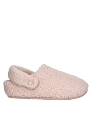 Crocs ピンク テクスチャードストラップスリッパ - サムネイル1