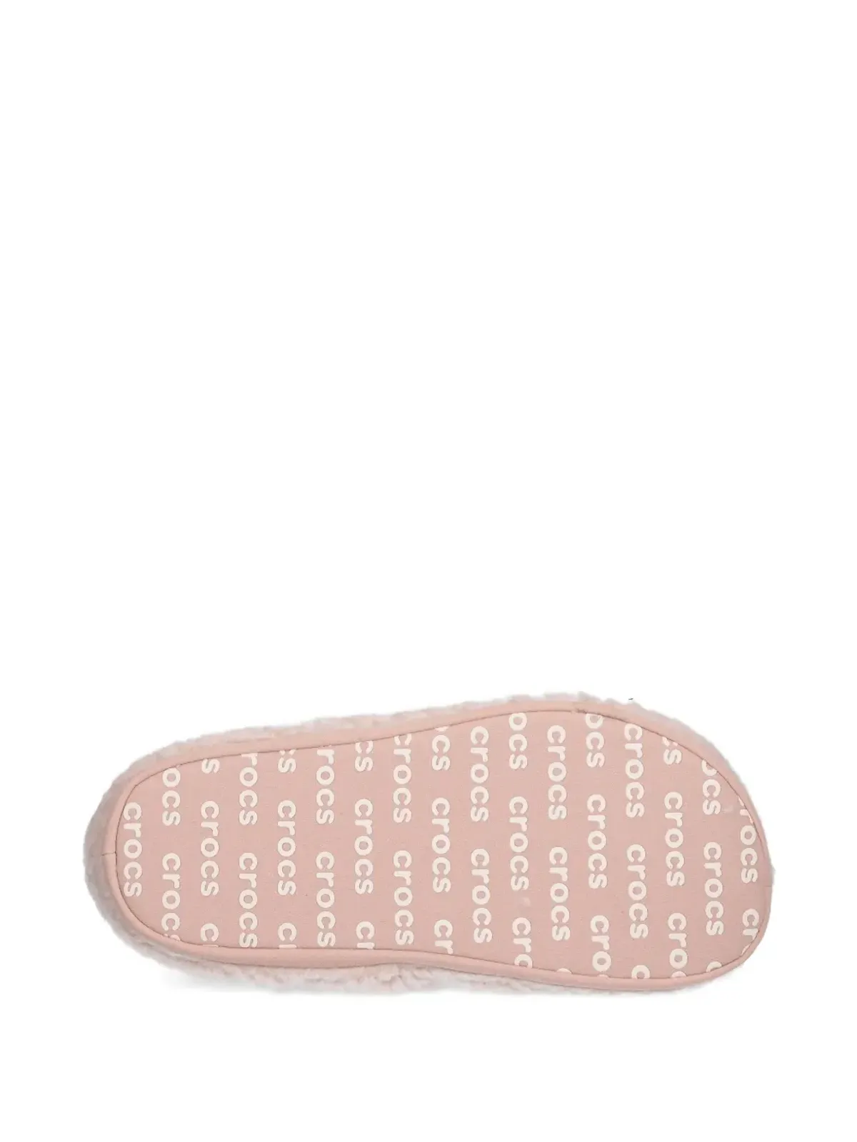 Crocs ピンク テクスチャードストラップスリッパ - 画像5