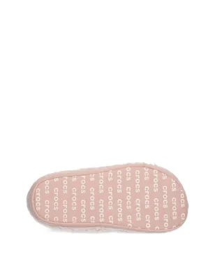 Crocs ピンク テクスチャードストラップスリッパ - サムネイル5