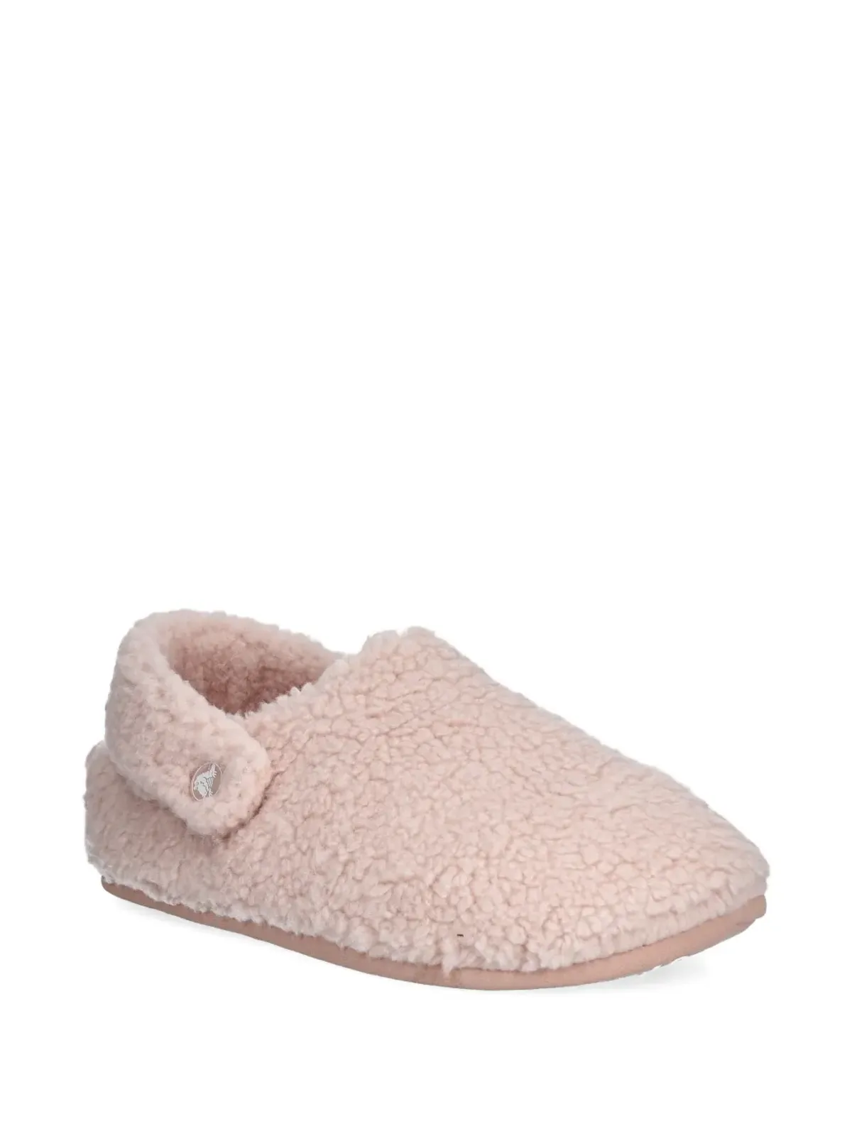 Crocs ピンク テクスチャードストラップスリッパ - 画像2