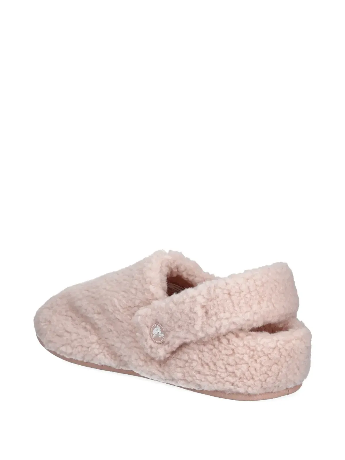 Crocs ピンク テクスチャードストラップスリッパ - 画像3
