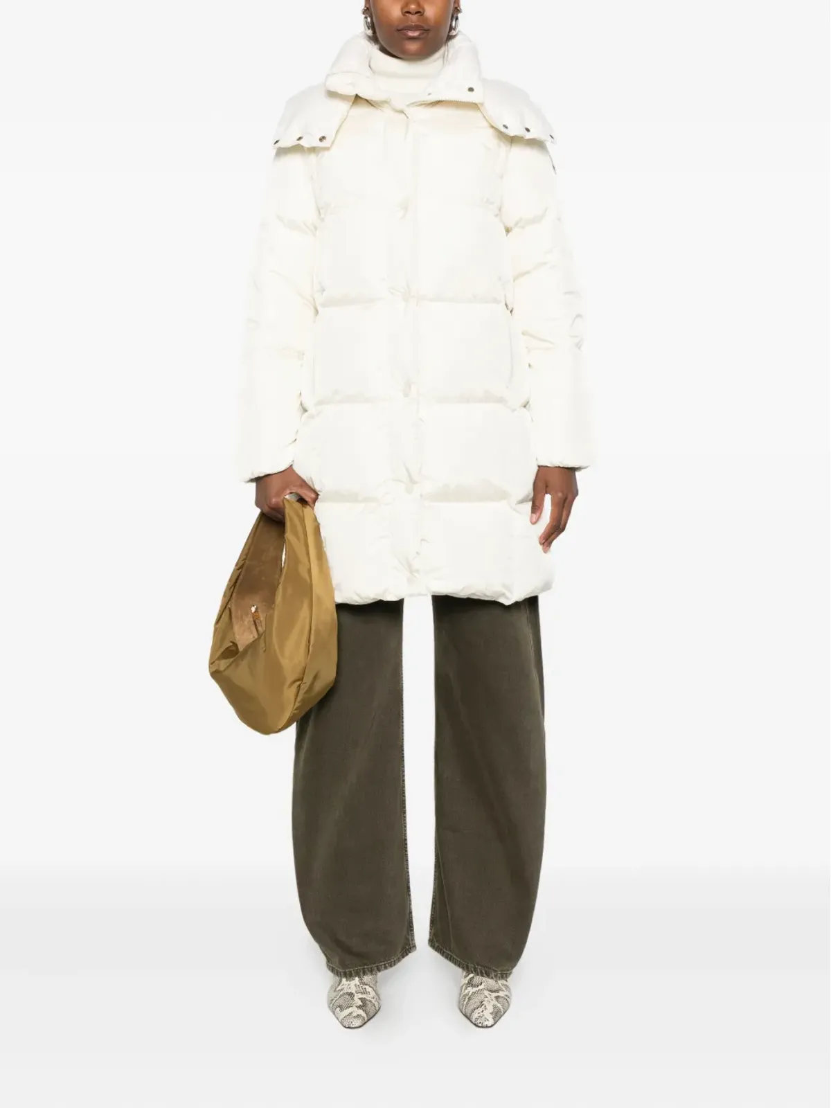 Moncler リトル キルティングフード付きコート - 画像2