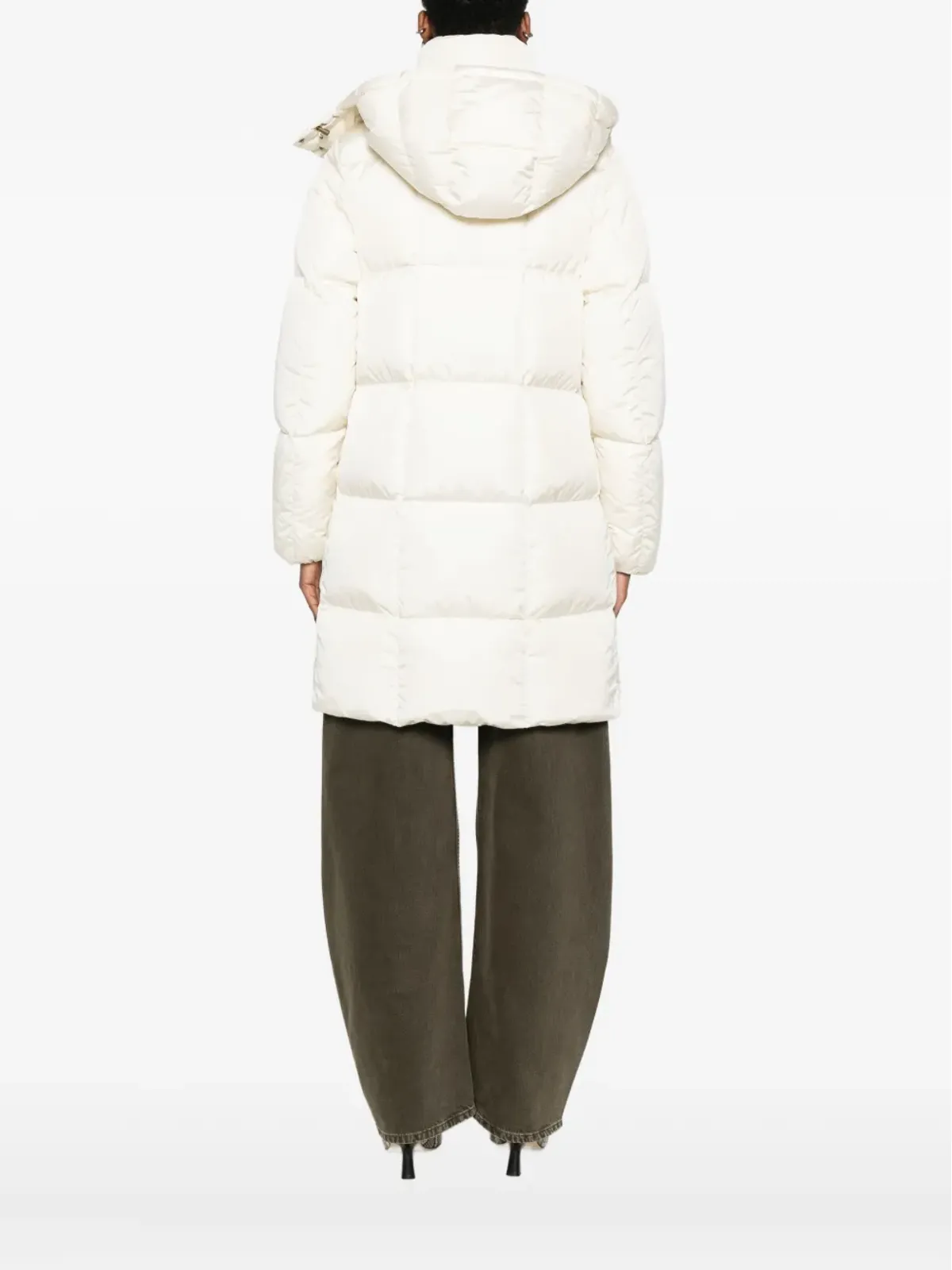 Moncler リトル キルティングフード付きコート - 画像4