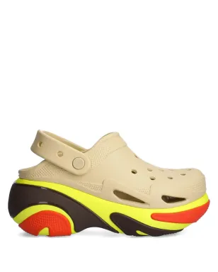 Crocs perforated platform slide - Neutrals - サムネイル1