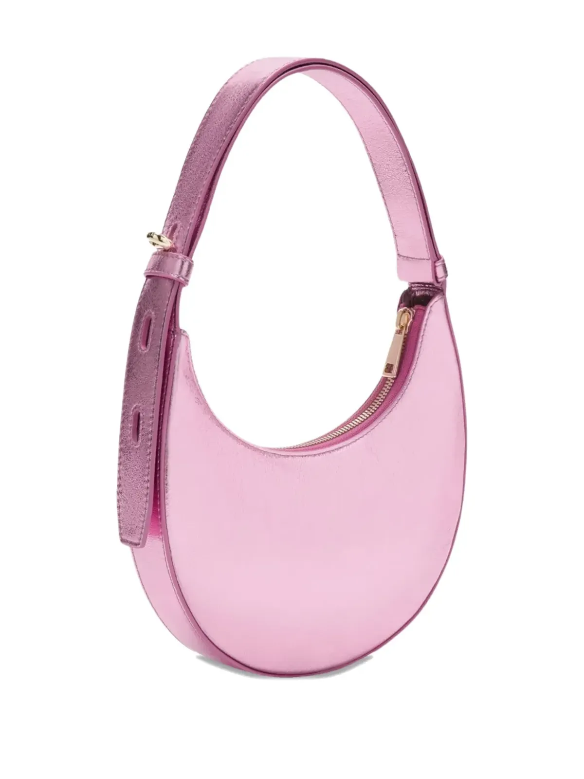 Furla 三日月型ショルダーバッグ（メタリックエフェクト） - 画像2