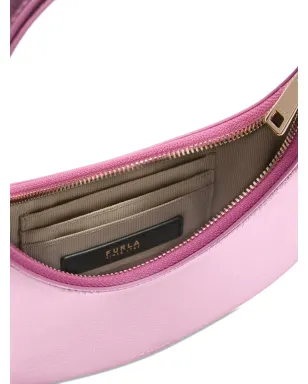 Furla 三日月型ショルダーバッグ（メタリックエフェクト） - サムネイル4